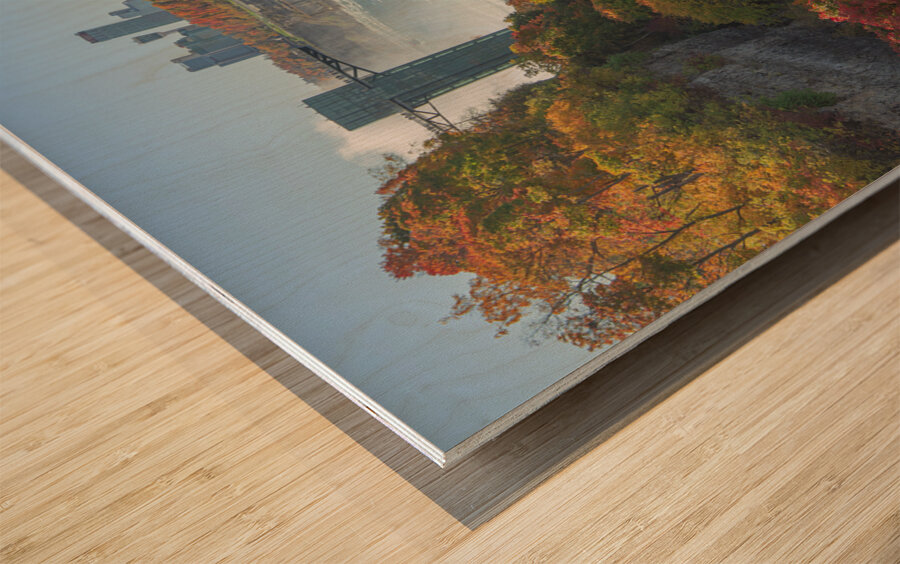 Niagara Autumn Galore Wood print