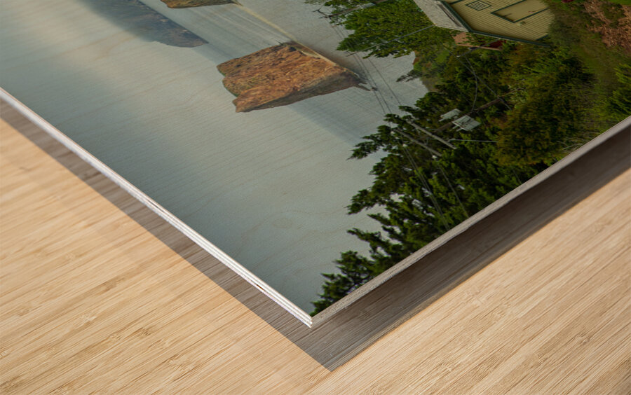 Road to Coastal Paradise Wood print