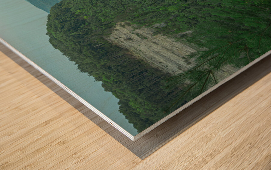 Archery Field Overlook Beauty Wood print