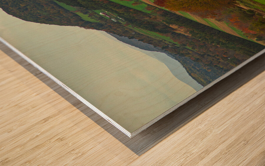 Peachham Autumn Hills Wood print