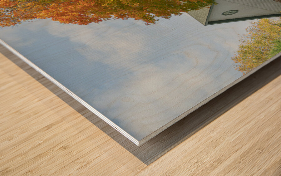 Autumn Classic Maples Wood print