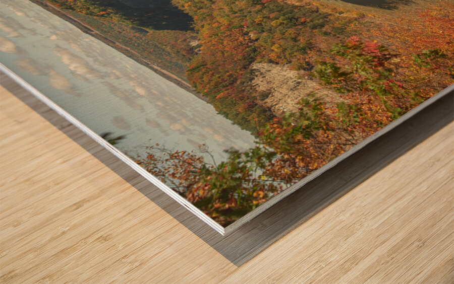 Archery Field Overlook in Autumn Wood print